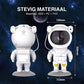 Swiftvein astronaut toy figure with measurements against a space-themed background