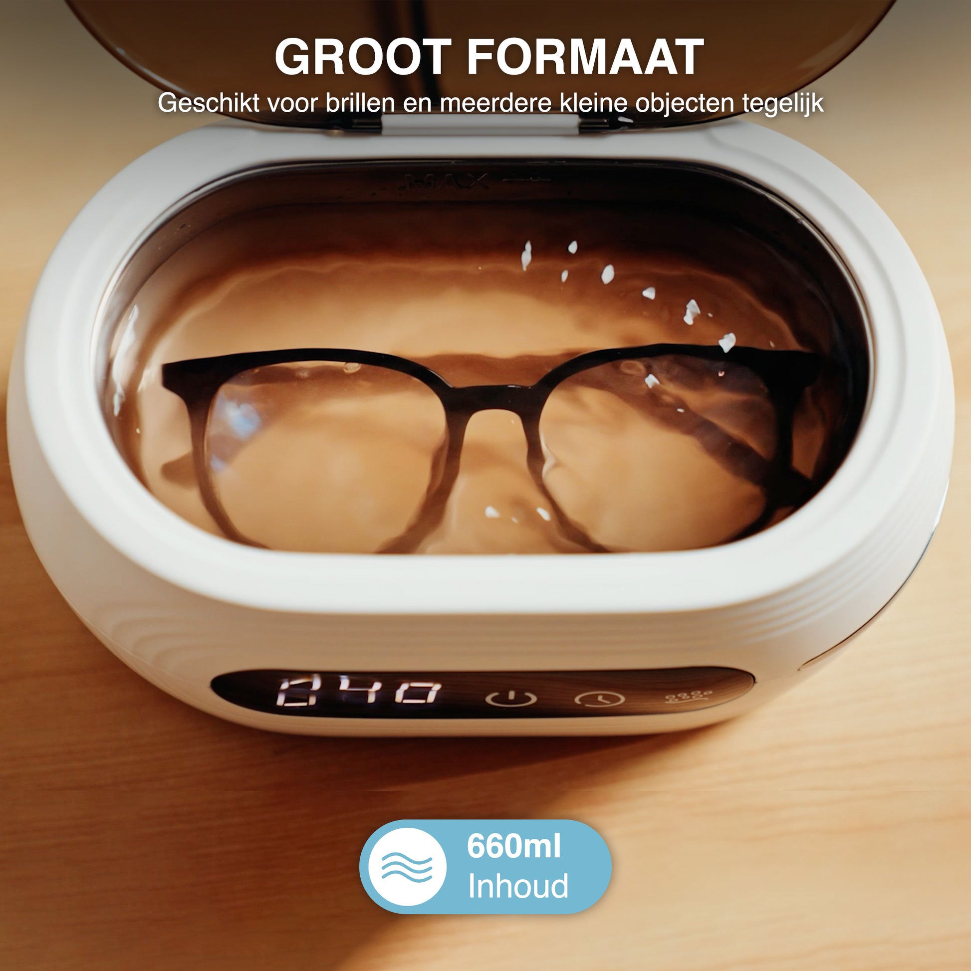 Swiftvein Shine Ultrasonic Cleaner Glasses 