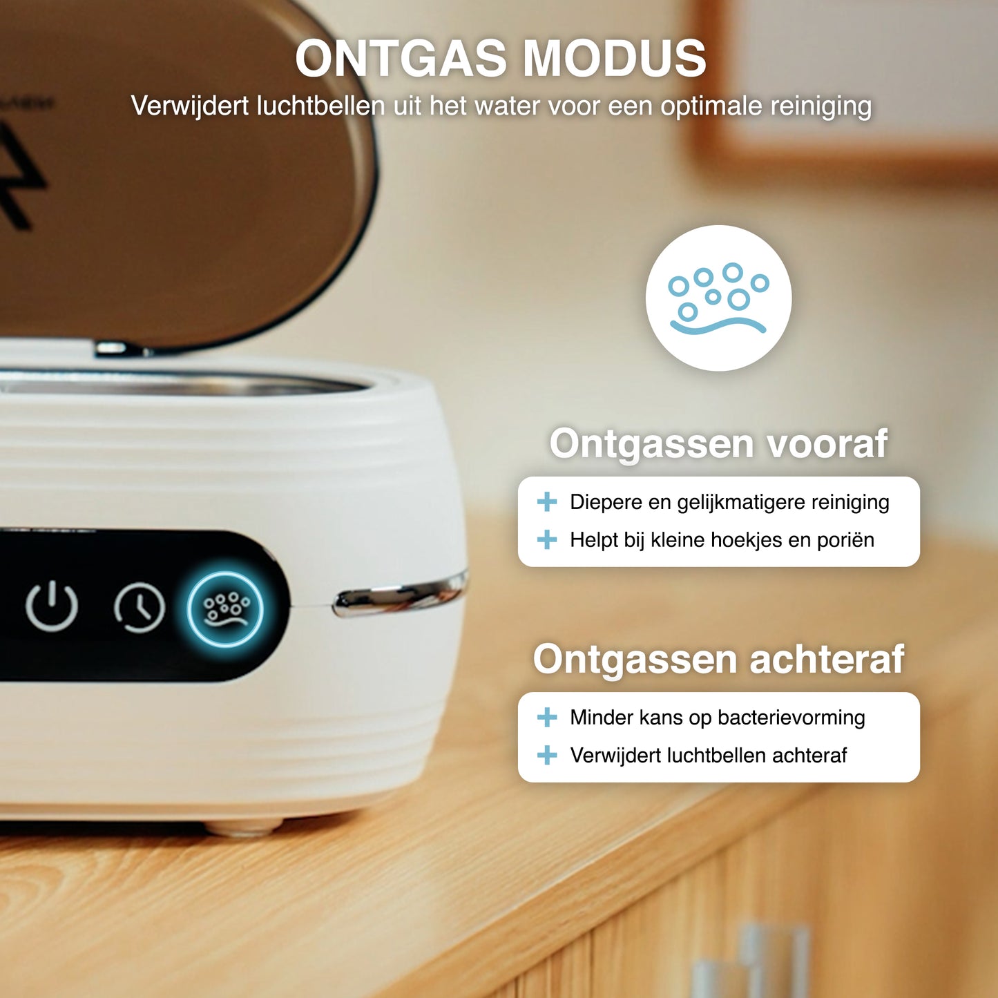 Swiftvein Shine Ultrasonic Cleaner Degas Mode