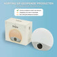 Solara product packaging with a white sphere on a blue background