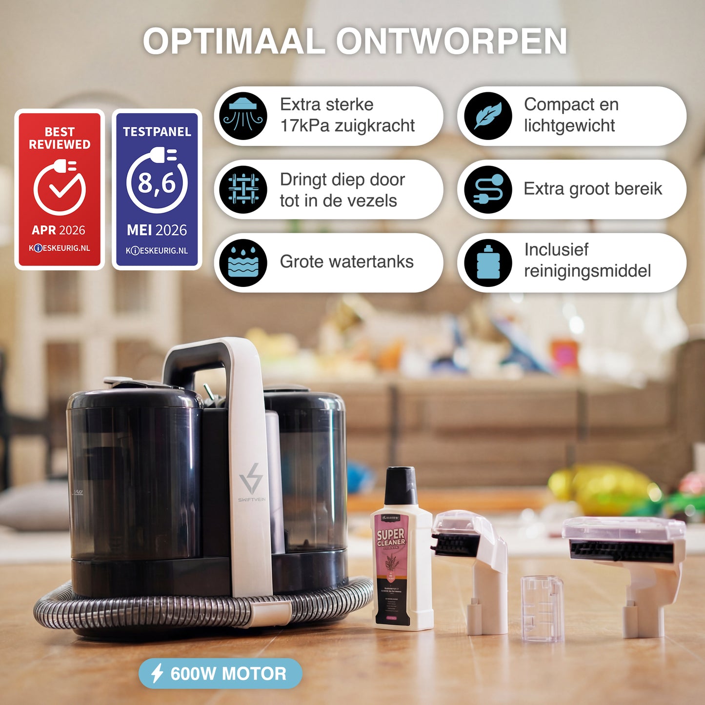 Vortex Tapijtreiniger