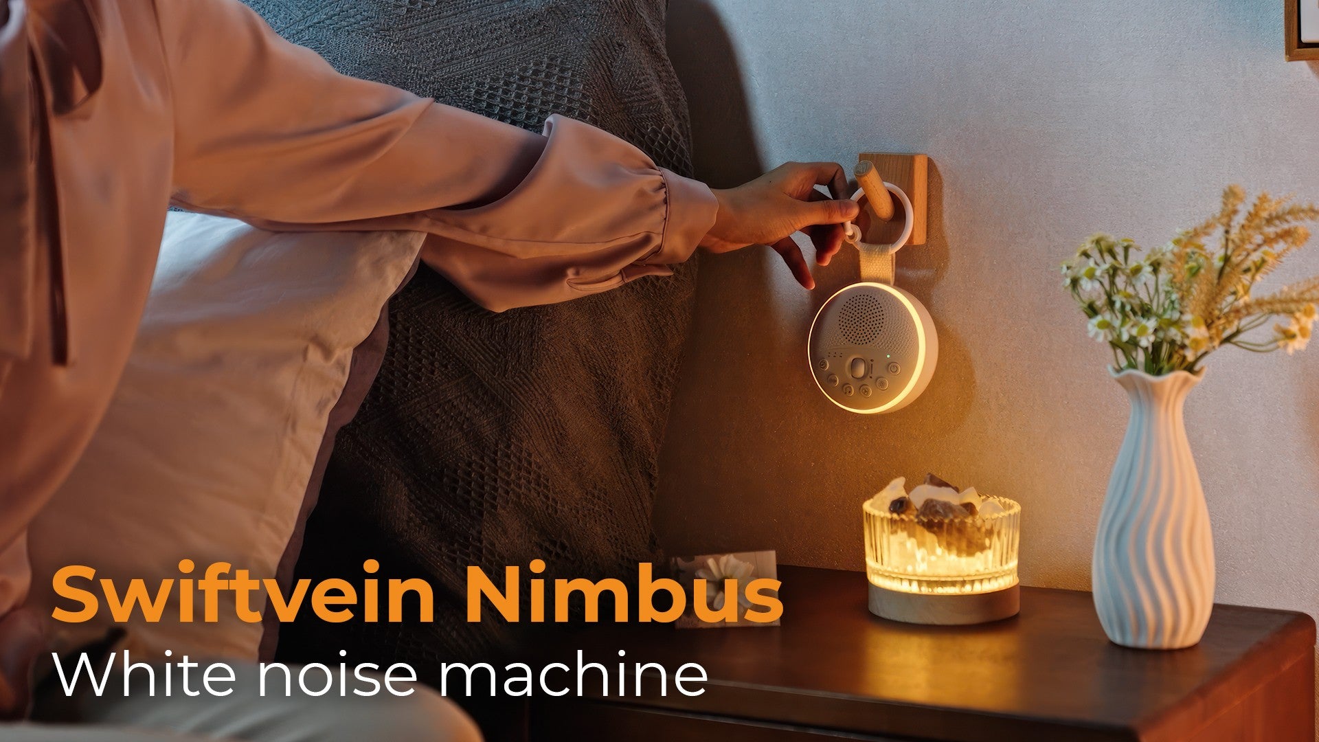 Video laden: Swiftvein Nimbus White Noise Machine