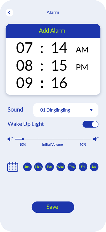 Personalise Every Alarm
