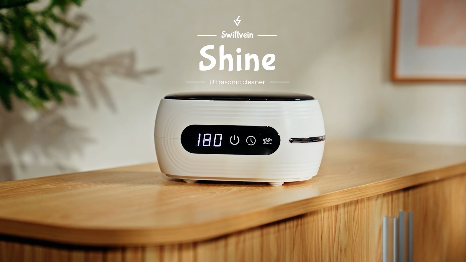 Load video: Swiftvein Rise Digital Alarm Clock